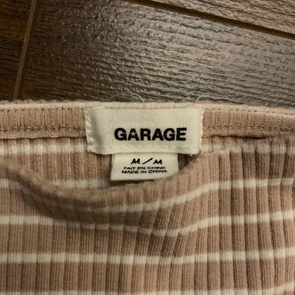 GARAGE | striped cropped tank - Picture 4 of 4